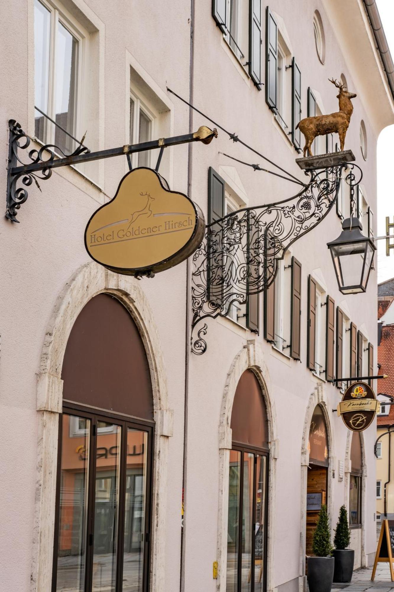 Hotel Goldener Hirsch Kaufbeuren Dış mekan fotoğraf